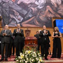  homenaje póstumo al Exrector Enrique Javier Alfaro Anguiano