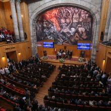  homenaje póstumo al Exrector Enrique Javier Alfaro Anguiano