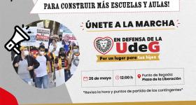 Imagen de la invitación a la marcha